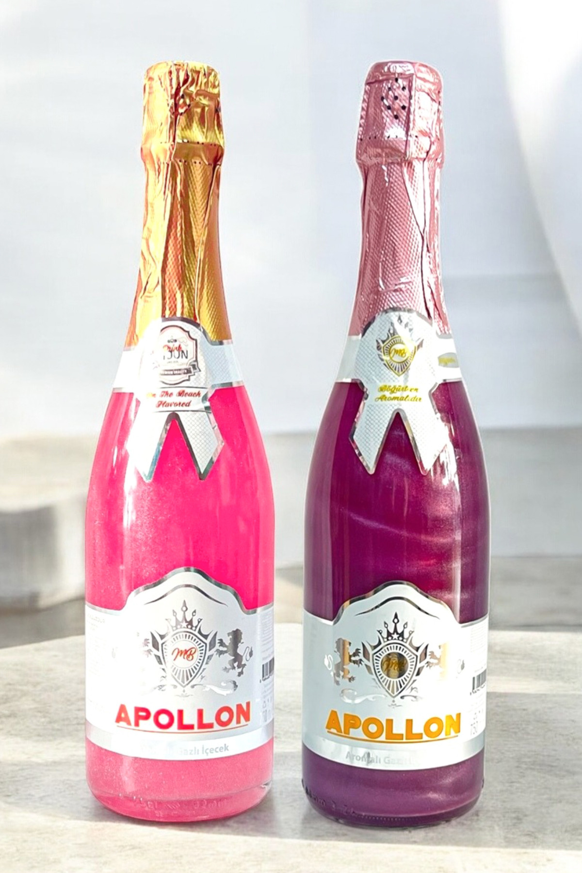 Apollon Simli Alkolsüz Şampanya Böğürtlen ve Sex On The Beach 2 li Set
