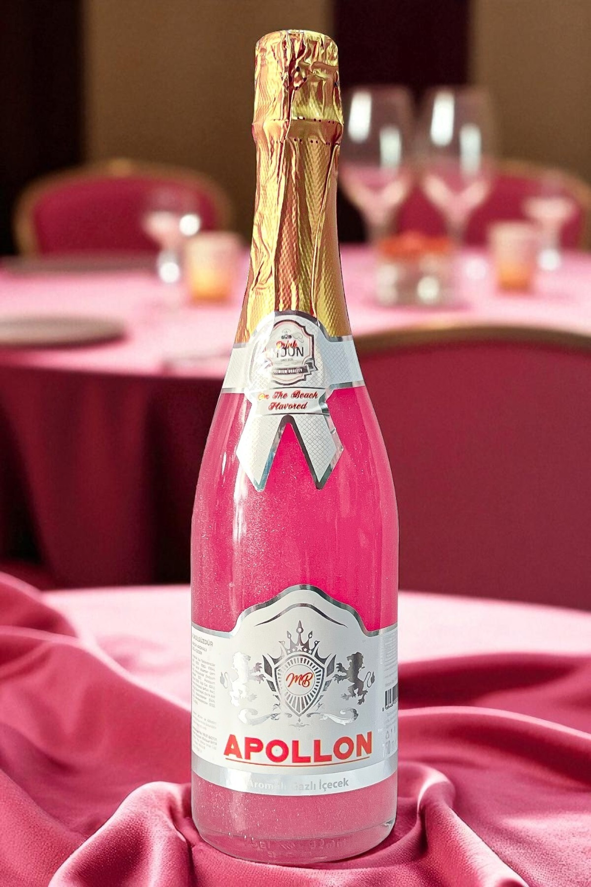 Apollon Simli Alkolsüz Şampanya Sex On The Beach Aromalı Içecek